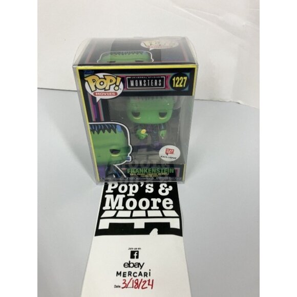 Funko Pop! Universal Studios Monsters: Frankenstein 1227 Figure W/Protector - Picture 16 of 16